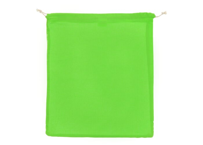 Grand pochon filet personnalisé 40x45cm coton 140g Vert clair